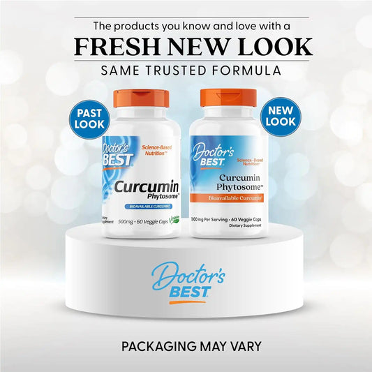 Doctor's BEST Curcumin Phytosome Supplement, for Men & Women, 60 Veg Caps