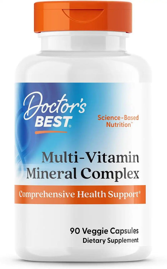 Doctor's Best Multivitamin Mineral Complex, Non-GMO, 90 Veg Capsules