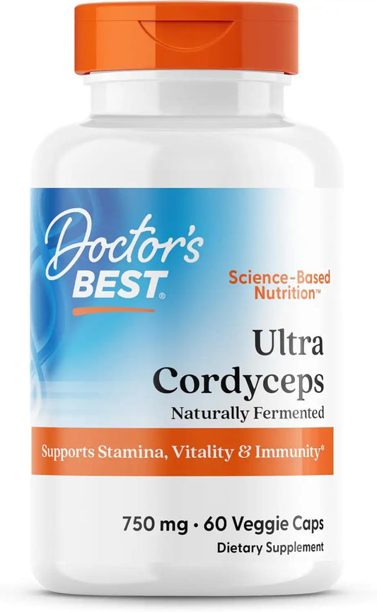 Doctor's Best Ultra Cordyceps Supplement, 60 Veg Caps
