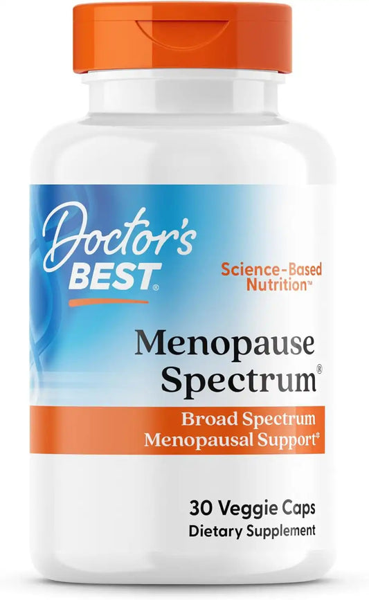 Doctor's Best Menopause Spectrum with EstroG-100, Gluten Free, 30 Veg Caps