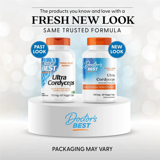 Doctor's Best Ultra Cordyceps Supplement, 60 Veg Caps